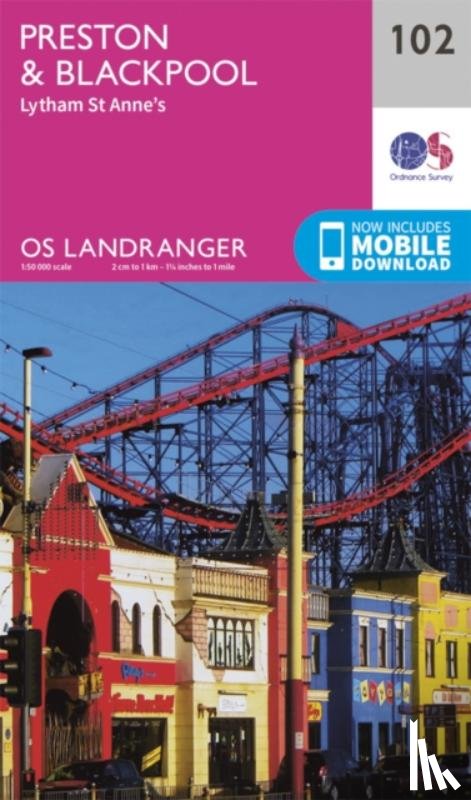 Ordnance Survey - Preston & Blackpool, Lytham