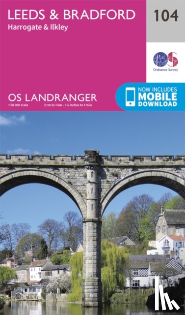 Ordnance Survey - Leeds & Bradford, Harrogate & Ilkley