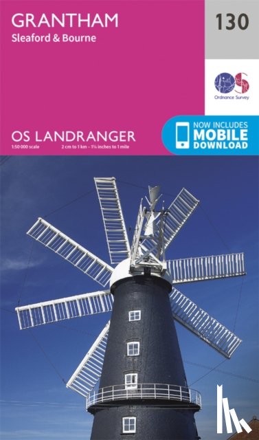 Ordnance Survey - Grantham, Sleaford & Bourne