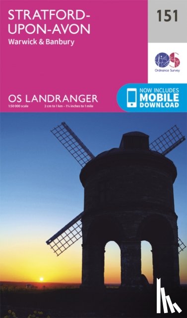 Ordnance Survey - Stratford-Upon-Avon, Warwick & Banbury