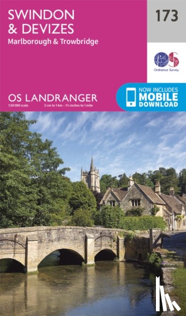 Ordnance Survey - Swindon, Devizes, Marlborough & Trowbridge