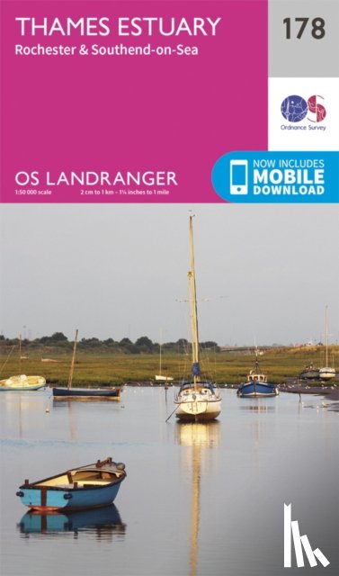 Ordnance Survey - Thames Estuary, Rochester & Southend-on-Sea