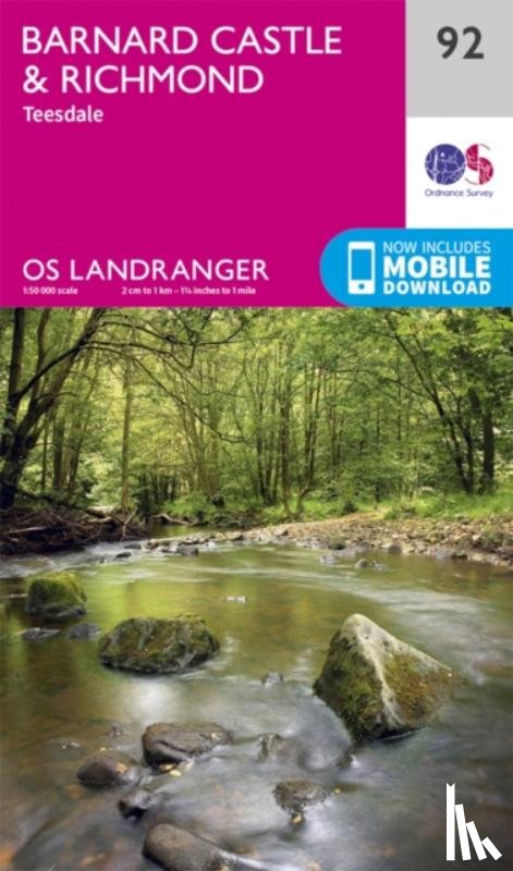 Ordnance Survey - Barnard Castle & Richmond