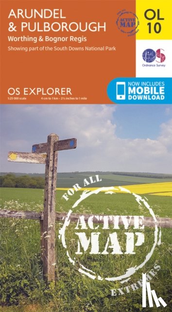 Ordnance Survey - Arundel & Pulborough, Worthing & Bognor Regis