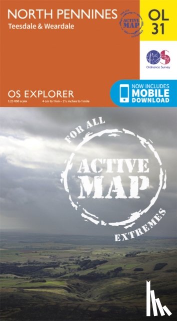 Ordnance Survey - North Pennines - Teesdale & Weardale