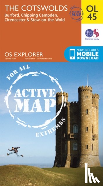 Ordnance Survey - The Cotswolds, Burford, Chipping Campden, Cirencester & Stow-on-the Wold