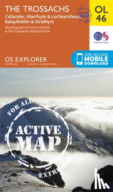 Ordnance Survey - The Trossachs, Callander, Aberfoyle & Lochearnhead, Balquhidder & Strathyre