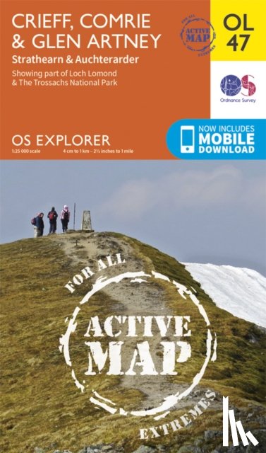 Ordnance Survey - Crieff, Comrie & Glen Artney, Strathearn & Auchterarder