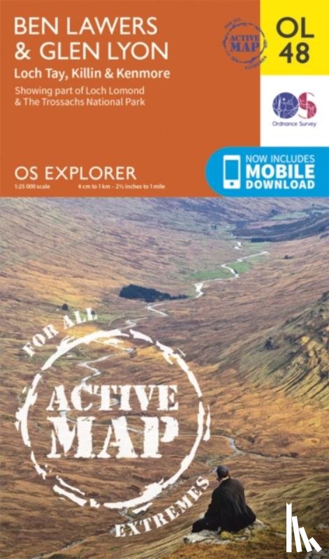 Ordnance Survey - Ben Lawers & Glen Lyon, Loch Tay, Killin & Kenmore