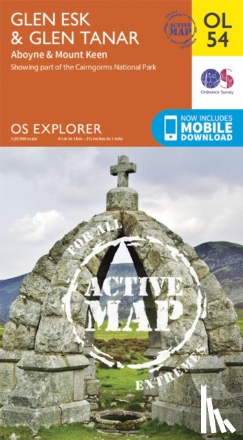 Ordnance Survey - Glen Esk & Glen Tanar, Aboyne & Mount Keen