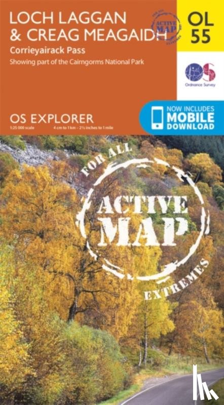 Ordnance Survey - Loch Laggan & Creag Meagaidh, Corrieyairack Pass
