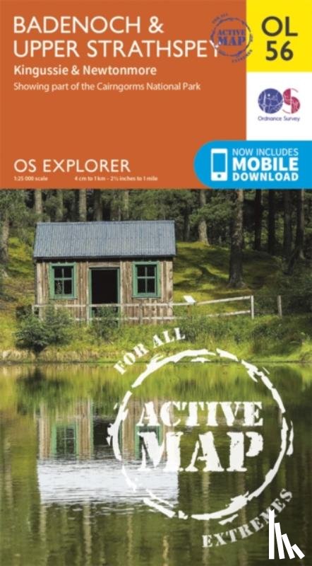 Ordnance Survey - Badenoch & Upper Strathspey, Kingussie & Newtonmore