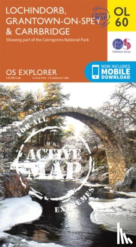 Ordnance Survey - Lochindorb, Grantown-on-Spey & Carrbridge
