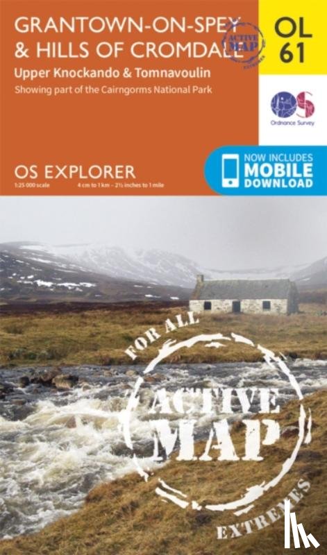 Ordnance Survey - Grantown-on-Spey & Hills of Cromdale, Upper Knockando & Tomnavoulin