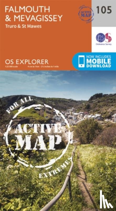 Ordnance Survey - Falmouth and Mevagissey, Truro and St Mawes