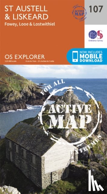 Ordnance Survey - St.Austell,Liskeard, Fowey, Looe and Lostwithiel