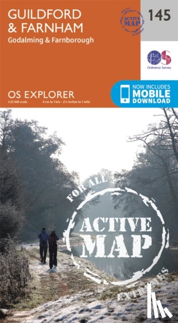 Ordnance Survey - Guildford and Farnham
