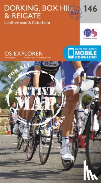 Ordnance Survey - Dorking, Box Hill and Reigate