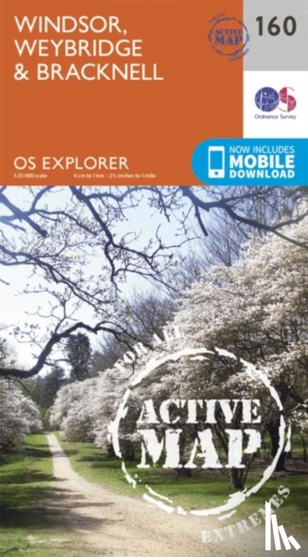 Ordnance Survey - Windsor, Weybridge & Bracknell
