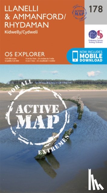 Ordnance Survey - Llanelli and Ammanford/Rhydaman