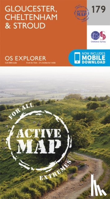 Ordnance Survey - Gloucester, Cheltenham and Stroud