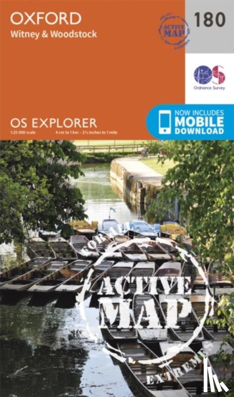 Ordnance Survey - Oxford, Witney and Woodstock