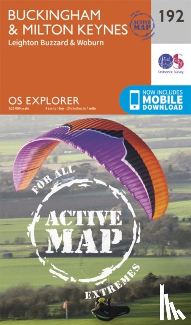 Ordnance Survey - Buckingham and Milton Keynes