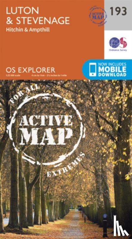 Ordnance Survey - Luton and Stevenage