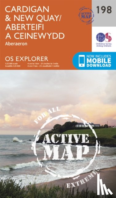 Ordnance Survey - Cardigan and New Quay, Aberaeron