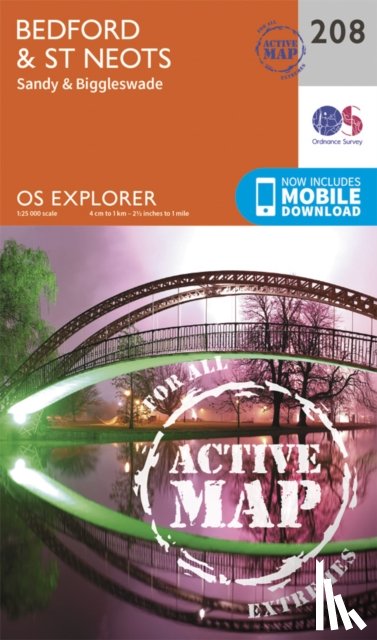Ordnance Survey - Bedford and St.Neots, Sandy and Biggleswade