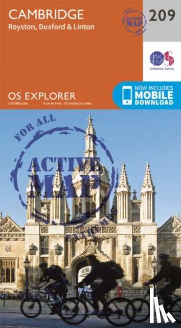 Ordnance Survey - Cambridge, Royston, Duxford & Linton
