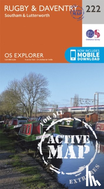 Ordnance Survey - Rugby and Daventry, Southam and Lutterworth