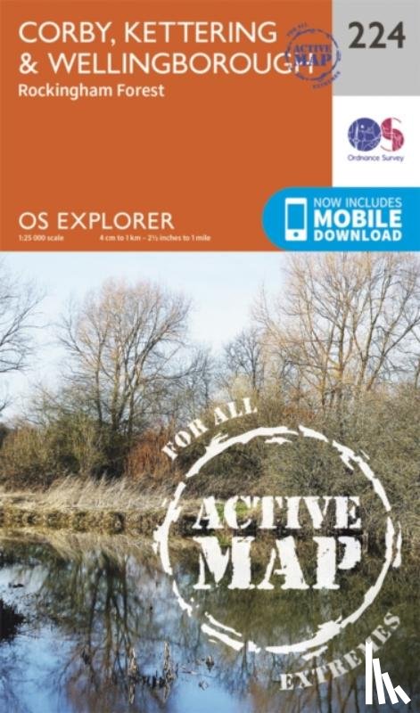 Ordnance Survey - Corby, Kettering and Wellingborough