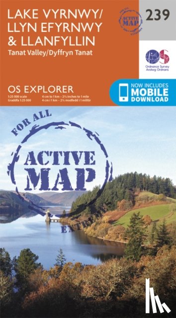 Ordnance Survey - Lake Vyrnwy and Llanfyllin, Tanat Valley