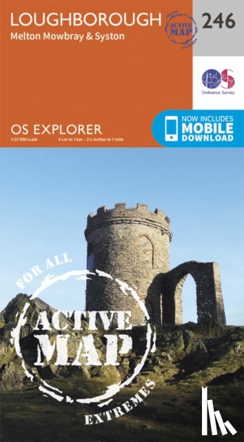 Ordnance Survey - Loughborough, Melton Mowbray and Syston
