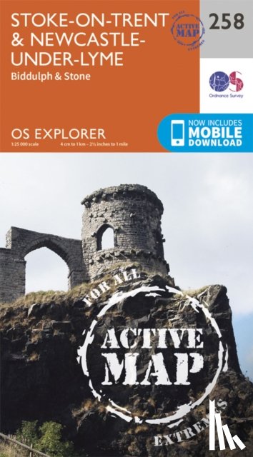 Ordnance Survey - Stoke-On-Trent and Newcastle Under Lyme