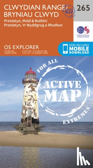 Ordnance Survey - Clwydian Range, Prestatyn, Mold and Ruthin