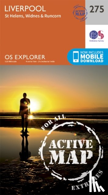 Ordnance Survey - Liverpool, St Helens - Widnes and Runcorn