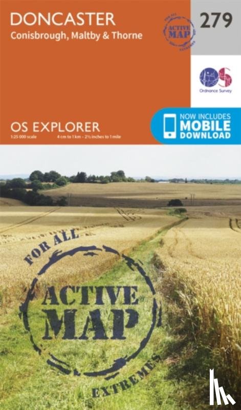 Ordnance Survey - Doncaster, Conisbrough, Maltby and Thorne