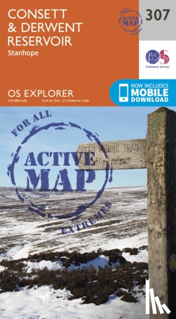 Ordnance Survey - Consett and Derwent Reservoir