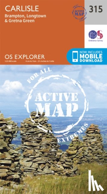 Ordnance Survey - Carlisle, Brampton, Longtown and Gretna Green