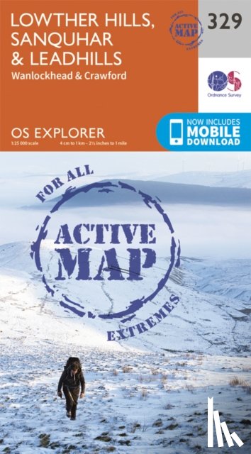 Ordnance Survey - Lowther Hills, Sanquhar and Leadhills