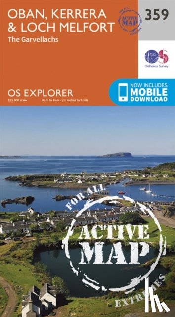 Ordnance Survey - Oban, Kerrera and Loch Melfort