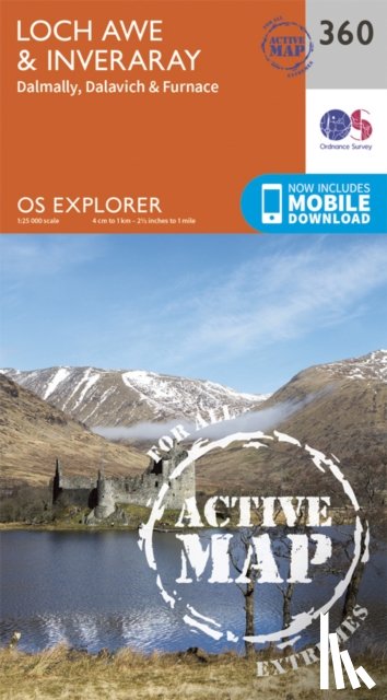 Ordnance Survey - Loch Awe and Inveraray