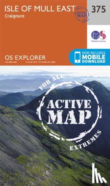 Ordnance Survey - Isle of Mull East