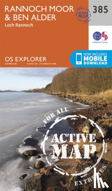 Ordnance Survey - Rannoch Moor and Ben Alder