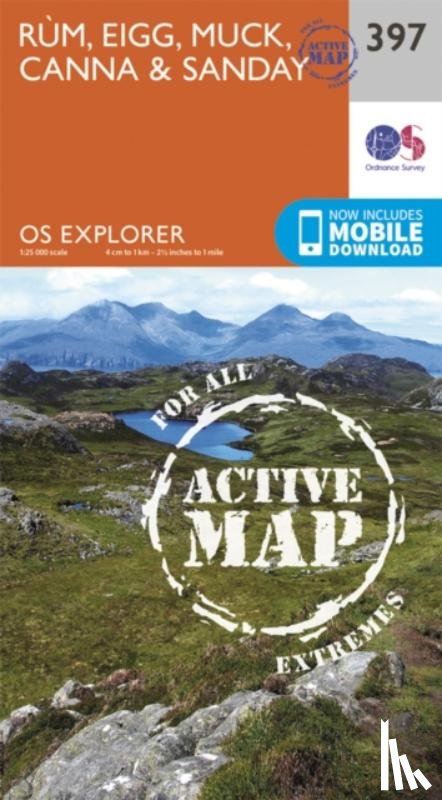 Ordnance Survey - Rum, Eigg, Muck, Canna and Sanday