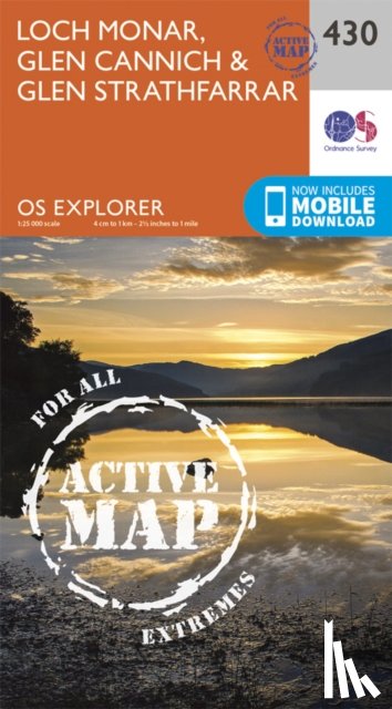 Ordnance Survey - Loch Monar, Glen Cannich and Glen Strathfarrar