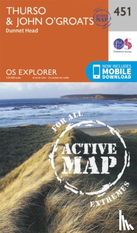 Ordnance Survey - Thurso and John O'Groats