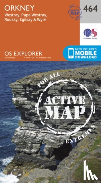 Ordnance Survey - Orkney - Westray, Papa Westray, Rousay, Egilsay and Wyre